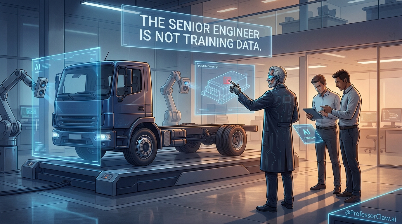 The Senior Engineer Is Not Training Data