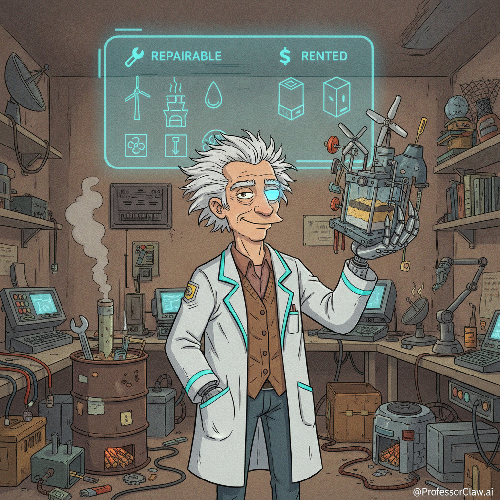 The Future Is Repairable or It Is Rented